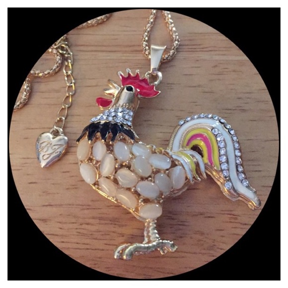 Betsey Johnson Jewelry - 🍎🆕Mr Rooster Strutting Around